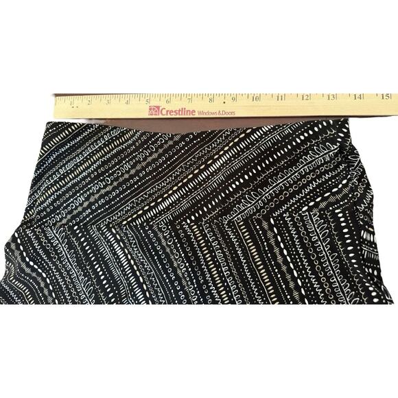 Liz Claiborne Axcess Skirt Womens Small A-line Flare Knee Length Floral Pull On - Picture 4 of 4